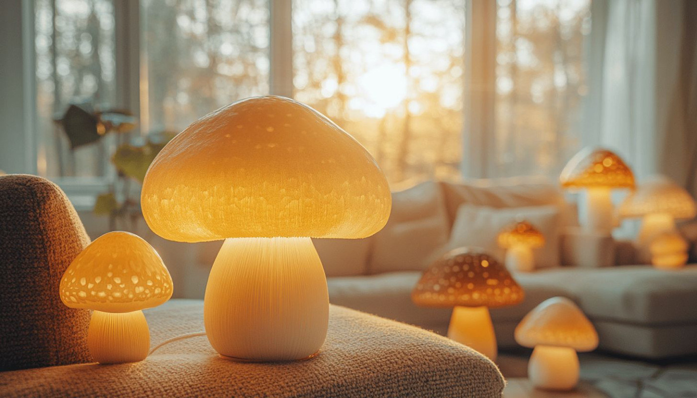 Les secrets de la popularité des lampes champignon