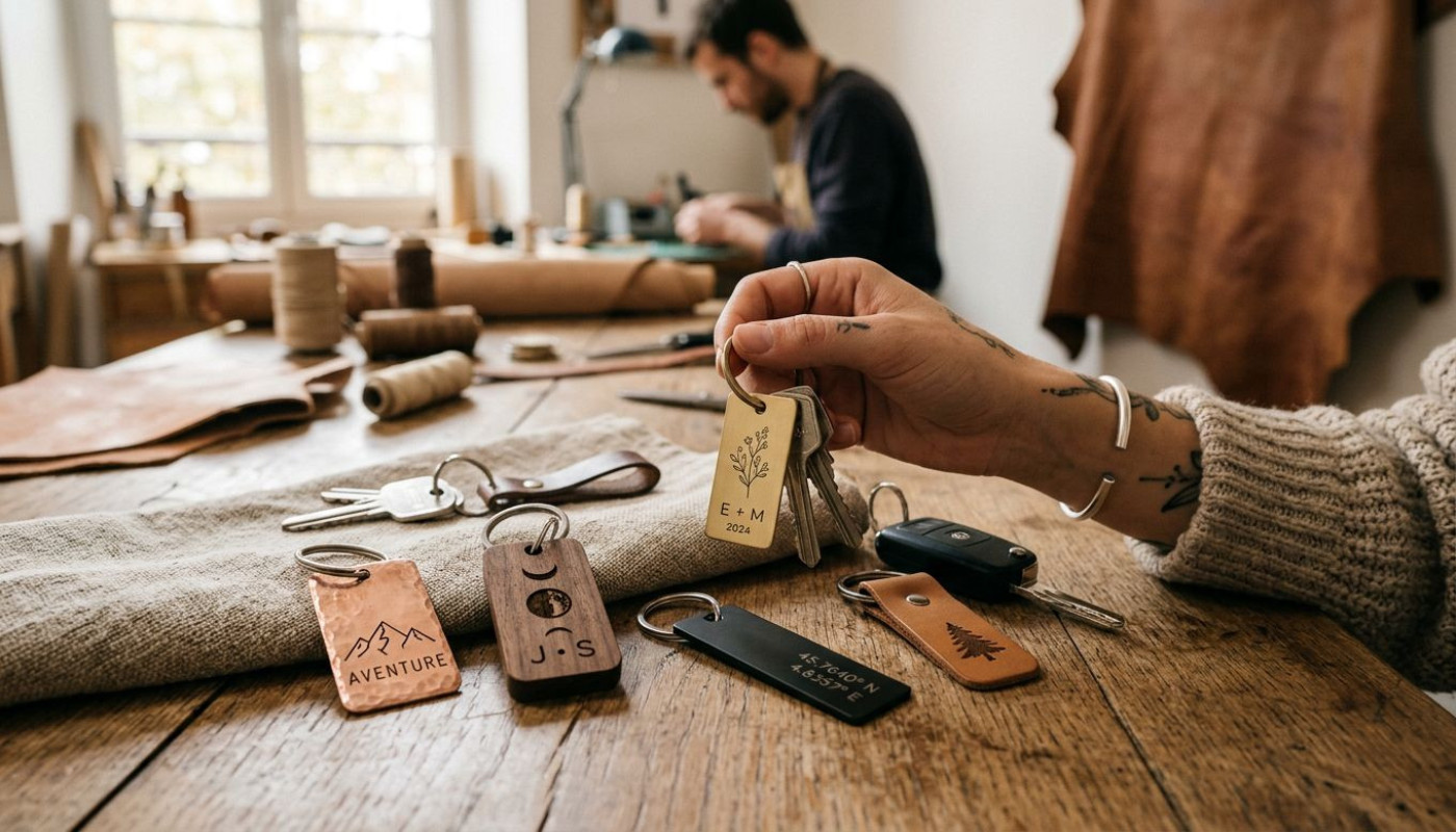 Les tendances actuelles en matière de design de porte-clés gravés